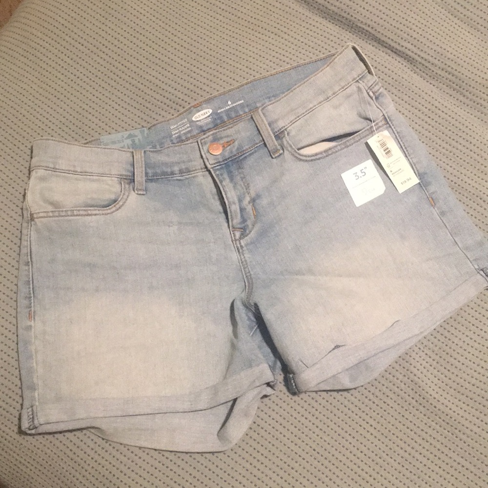 Blue jean shorts